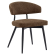 Sara | Hotelstol | Brun | Stoff/Tekstil