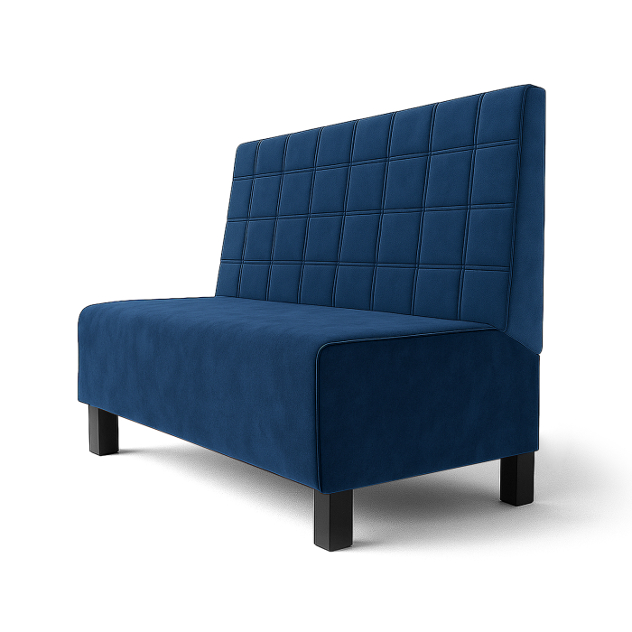 Schmidt F | Gastrobank | L:K 60 x 120 cm | Sininen | Palikat | sametti