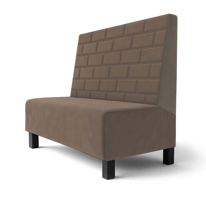 Schmidt F | Gastrobank | Szer.:Wys. 60 x 120 cm | Taupe | Kamień | aksamit