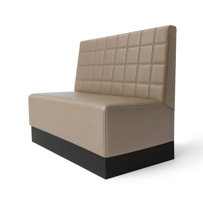 Schmidt S | Gastrobank | L:K 60 x 120 cm | Taupe | Palikat | nahka
