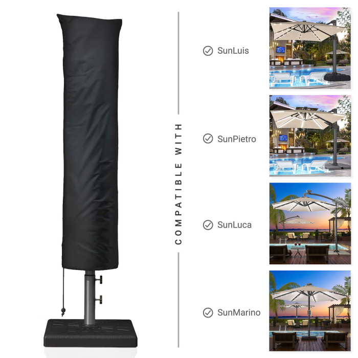 SUN COVER | Skyddsöverdrag | 200 g polyester | Svart SUN COVER | Skyddsöverdrag | 200 g polyester | Svart
