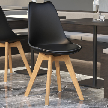 LAMOCA | Shell Chair | Musta | Muovi