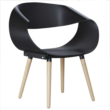 ZANOTI | Design Ruokatuoli | Musta | Muovi