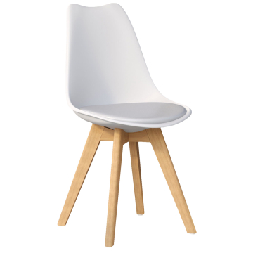 LAMOCA | Skallstol | Hvit | plast