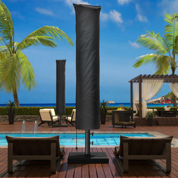 SUN COVER | Beskyttelsestrekk | 200 g polyester | Svart