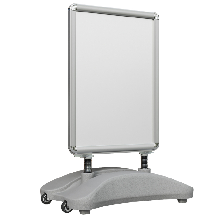 SEATTLE | Soporte para póster | A1 | Gris | Clásico | Doble cara