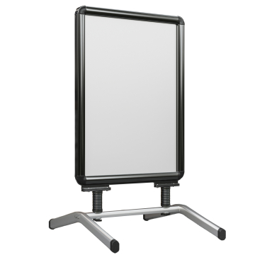 SEATTLE | Advertising Stand | A1 | Black&Grey | Premium | Double-sided