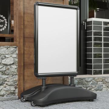 SEATTLE | Advertising Stand | A1 | Black | Classic | Double-sided