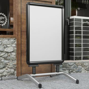 SEATTLE | Advertising Stand | A1 | Black&Grey | Premium | Double-sided