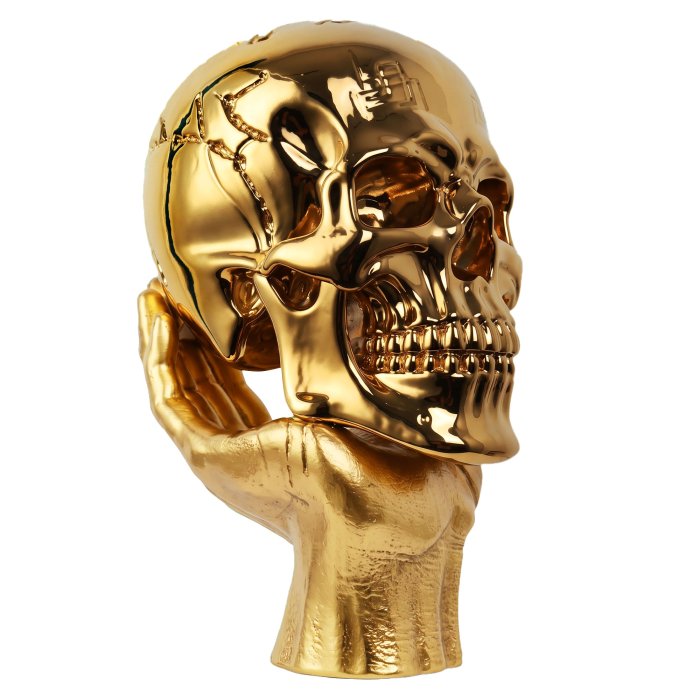 SKELETON | Deko | H 34 cm | Gold