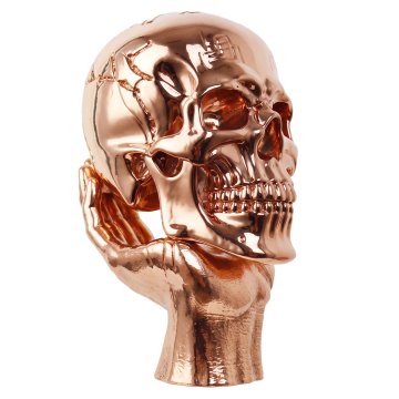SKELETON | Deko | H 34 cm | Kupfer