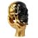 SKELETON | Deco | 18 x 24 x 34 cm | Gold/Schwarz