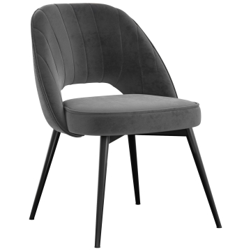 Sophie | Hôtel Chaise | Gris | Velours