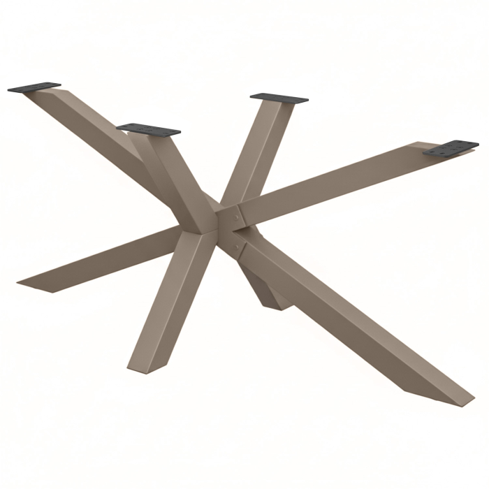 SPIDER | Bistro table frame | 178 x 78 cm | Height: 72 cm | Taupe