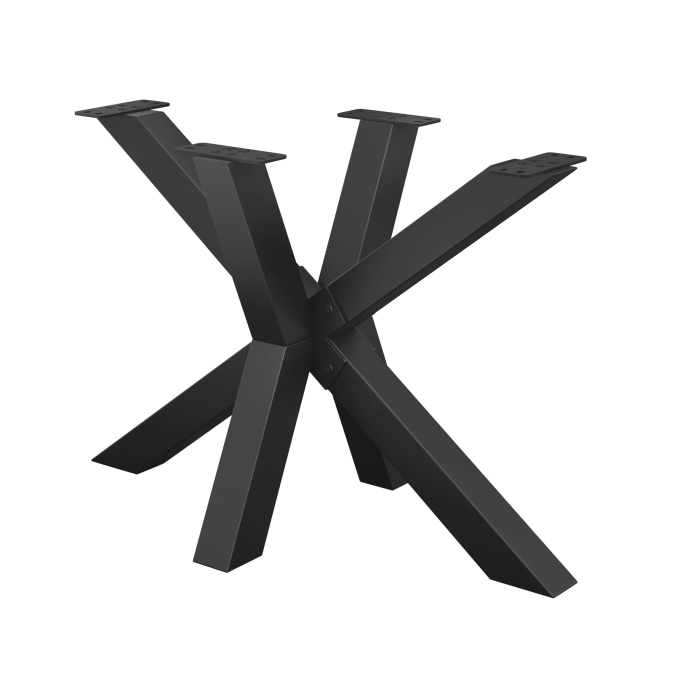 SPIDER | Pied de table de bistrot | 108 x 58 cm | Hauteur : 72 cm | Noir