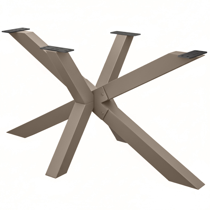 SPIDER | Base de mesa bistró | 148 x 68 cm | Altura: 72 cm | Negro