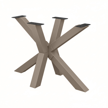 SPIDER | Bistro Tischgestell | 108 x 58 cm | Höhe: 72 cm | Taupe