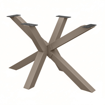 SPIDER | Support de table bistrot | 128 x 78 cm | Hauteur : 72 cm | Taupe