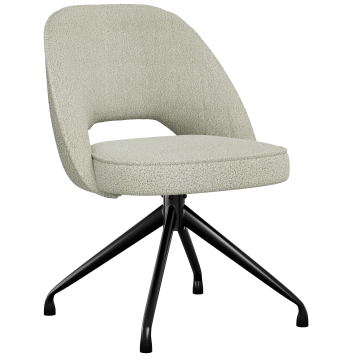 Sophie | Hotelstoel | Beige | Teddystof | Draaitafel
