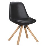 STELA | Designerstol | Svart | Lær