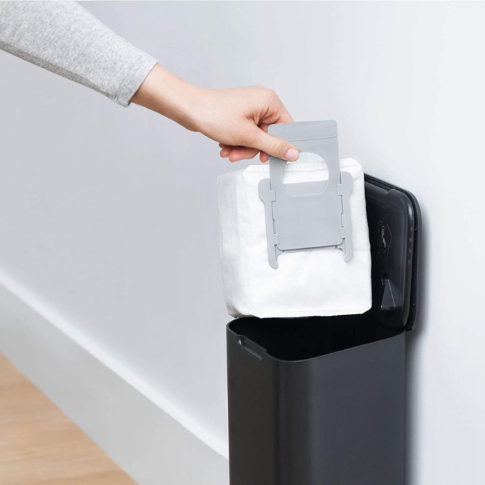 ROBBY | Sacchetto di polvere robot | 15 pezzi | Pile | Bianco ROBBY | Sacchetto di polvere robot | 15 pezzi | Pile | Bianco