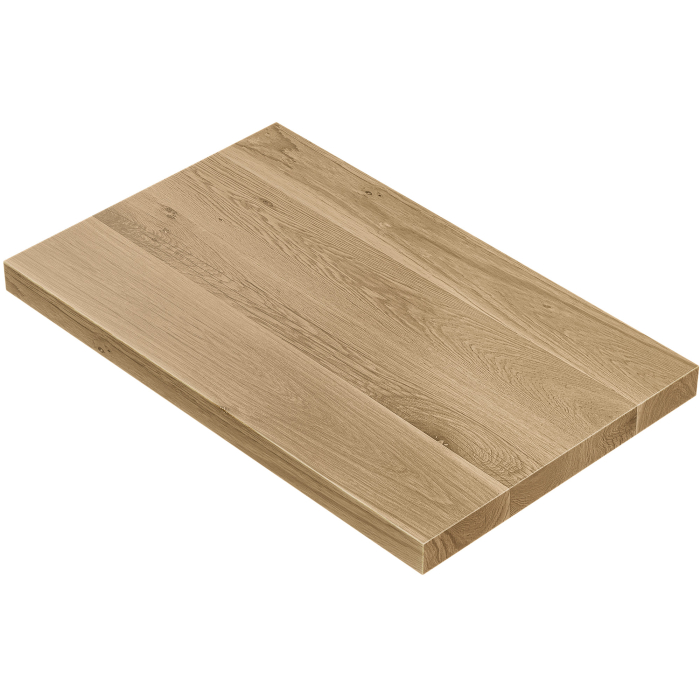 STOCKHOLM | Bistro Massiv Tischplatte | B:T 120 x 70 cm | 3,5 cm | Eiche | Rechteckig