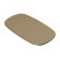 STONE | Gastro Sinterstein Tischplatten | 130 x 80 x 1,5 cm | Cappuccino | Dänisch Oval