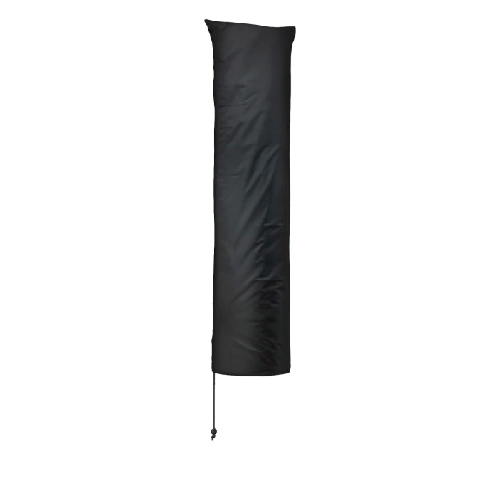 SUN COVER | Funda protectora de parasol exterior | 200g de poliéster | Negro