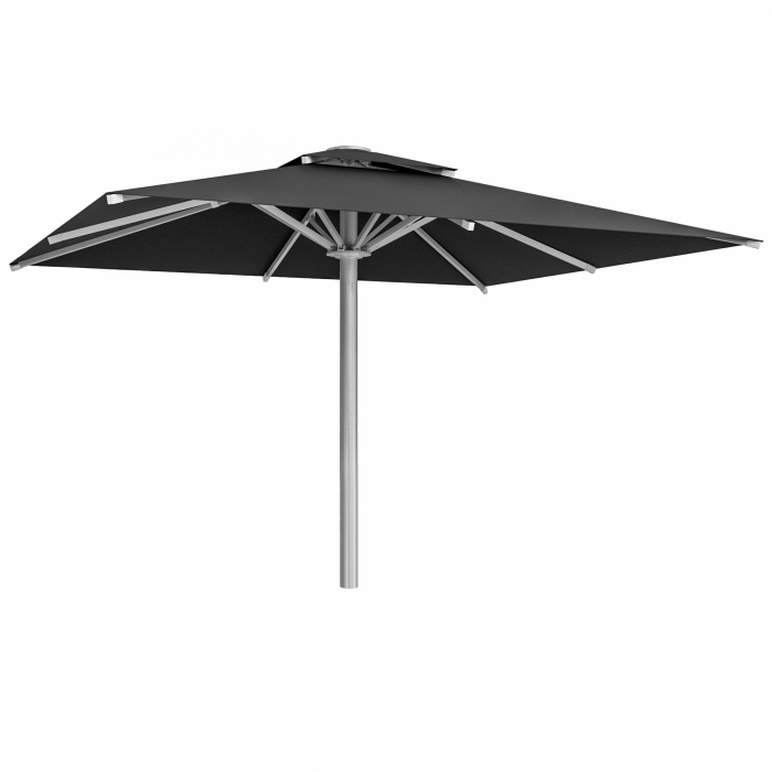 SUN LEON | Parasol Gastro Premium | B:T 400 x 500 cm | Noir | Rectangulaire
