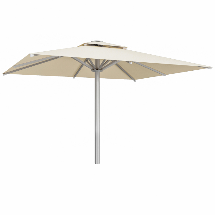 SUN LEON | Parasol Gastro Premium | B:T 400 x 500 cm | Taupe | Rectangulaire