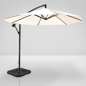 SUNNY | Parasol + manivelle | Ø3m | Crème | Rond 