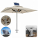 SUN LEON | Gastro Solskærm Premium | B:T 500 x 500 cm | Taupe | Varme 230V + Motor + Ankerhuls | Firkantet