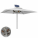 SUN LEON | Parasol gastro Premium | B:T 400 x 500 cm | Gris | LED + Chauffage 230V + Moteur | Rectan