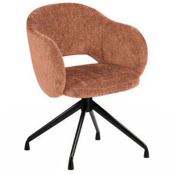 Svetlana | Hotellstol | Oransje | Stoff/Tekstil | Svingbar base