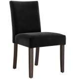 TAYLOR | Sedia Bistro in velluto | Nero