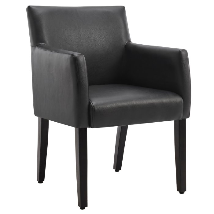 TAYLOR ARM | Bistrostuhl | Leder | Schwarz