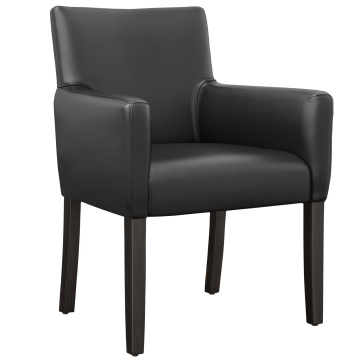 TAYLOR | bistro chair | black | leather