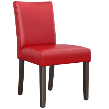 TAYLOR | Bistro chair | Red | Leather