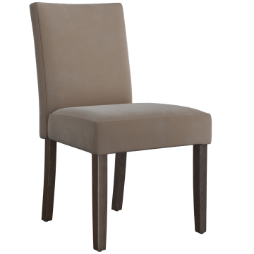 TAYLOR | Bistro Velours Chaise | Taupe