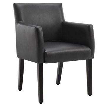 TAYLOR ARM | Bistrostuhl | Leder | Schwarz