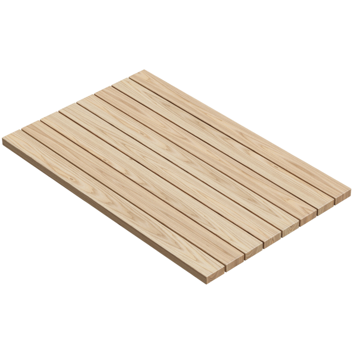 TECA | Mesa Bistro exterior con diseño de teca | Madera de abeto | 160 x 90 x 3,5 cm | Roble | Rectángulo