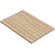 TEAK | Bistro zewnętrzna blata stołu w designie teakowym | Drewno świerkowe | 120 x 70 x 3,5 cm | Dąb | Prostokątny