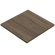 TEAK DESIGN | Bistro Utendørs Bordplate | Furu Tre | 70 x 70 x 3,5cm | Valnøtt | Firkantet