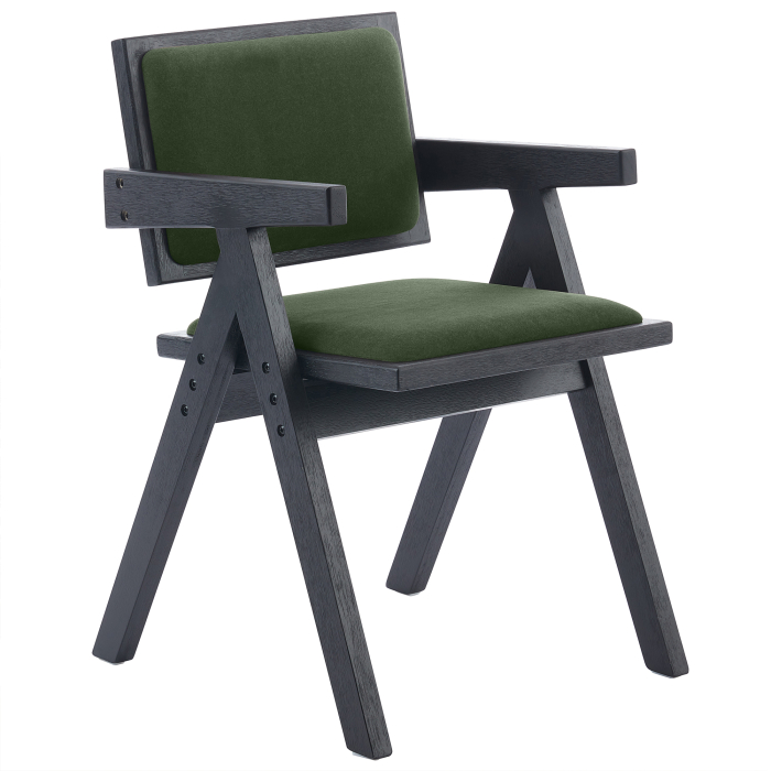 Thalia | Bistro Chair | Green | Velvet