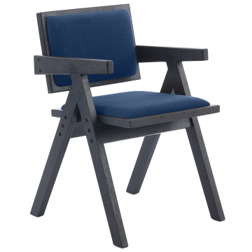 Thalia | Bistro Chair | Blue | Velvet