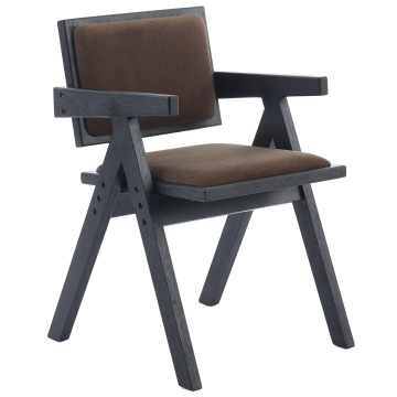 Thalia | Bistro Chair | Brown | Velvet