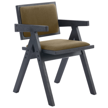 Thalia | Bistro Chair | Taupe | Velvet