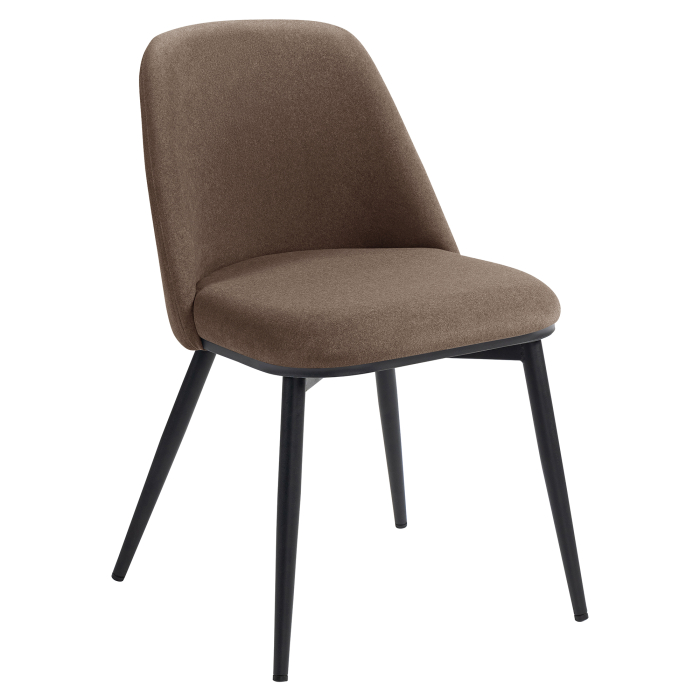 TINA | Hotelstol | Fløjl | Brun