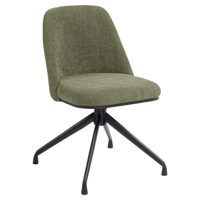 TINA | Hotel Stuhl | Textil/Stoff | Grün | Drehfunktion