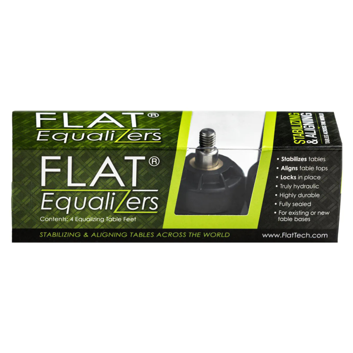 FLAT EQUALIZER |Pöydän rungon vakauttaminen | 4xkpl | Poistaa pöydän heilahtelun FLAT EQUALIZER |Pöydän rungon vakauttaminen | 4xkpl | Poistaa pöydän heilahtelun